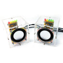 1 pair 3W Electronic Speaker Box Horn Production Kit Audio Electronics DIY K Ew