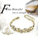 Charm Women Girl Lady Crystal Rhinestone Cuff Bracelet Bangle Wedding Jewellery