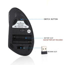Ergonomic Mouse Vertical Wireless Left Hand USB Optical Mouse Gamer Mause For PC