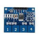 TTP224 4-channel digital touch sensor module Capacitive touch switch blue P8V6