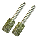 2 Pieces 12mm Dia. Diamond Grinding Heads Rotary Tool for Grinder Drill, DIY