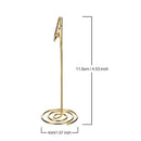4.5 Inch Place Card Holders,12Pcs Table Number Stand Table Card Holder Wire S9K5