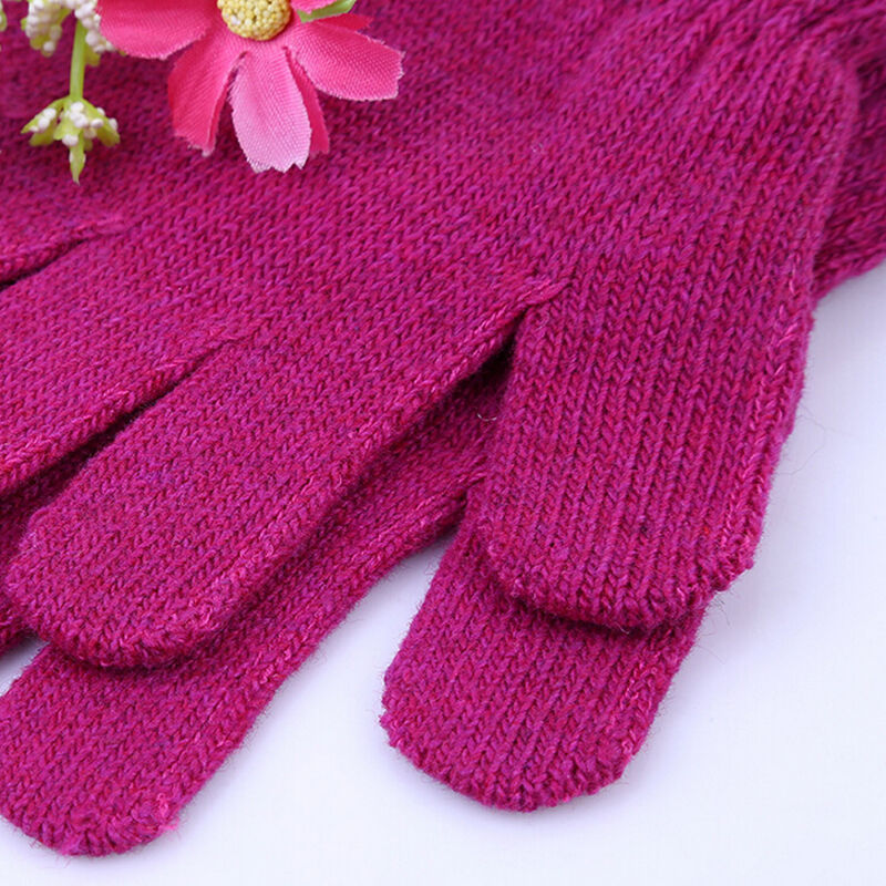Best Children's Magic Gloves Baby Kids Gift Monochrome Knitted Gloves Random  Nw