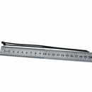 100Pcs 7.7 Inch Plastic Cable/Wire Zip Ties with Self-Locking Teeth - Black L9X8