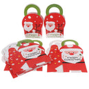 12PCs Paper Gift Box Cookie Cholocate Boxes Santa Claus Christmas New Year 3C