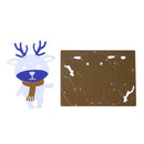 Cute Deer DIY Metal Cutting Die Stencil for Scrapbooking Decorative Craft