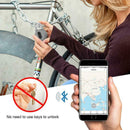 Bluetooth lock Anti-Theft Lock Smart Padlock Security Keyless Usb Charging