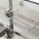 Adjustable Stainless Steel Sink Storage Hanging Basket F0L6 Faucet Shelf-Sp C8M3