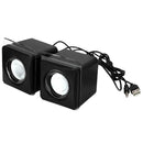 Portable Mini 3.5mm USB Speaker Wired Desktop Computer Laptop Multimedia Stereo