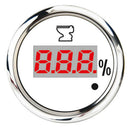 Electric Dash Mounted Sewage Gauge (0 to 190 Ohm's) - White Dial Marine Boat