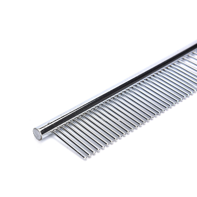 Pet Puppy Dog Cat Stainless Steel Comb Long Hair Shedding Grooming Flea Co`US