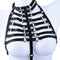 Women Girls Sexy Leather Halterneck Gothic Body Strap Harness Top Punk Gothic 3C