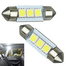 14Pcs LED Interior Package Kit W5W T10 36mm Map Dome License Plate Lights Whit@