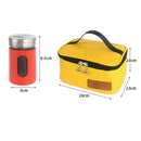 6Pcs Outdoor Seasoning Bottle Set Stainless Steel Glass Bottle Camping Barb