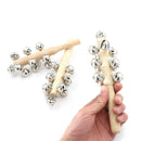 Baby Rattle Ring Wooden Toys Musical Instruments 0-12 Months Music Education3c