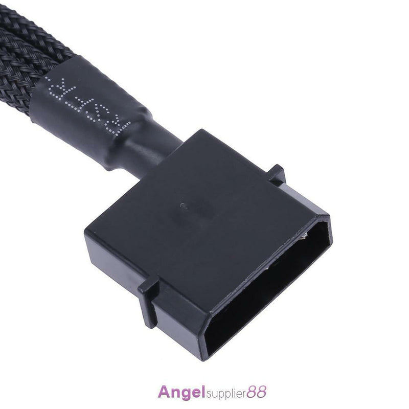 4pin IDE Molex to 3-Port 3Pin/4Pin Cooler Cooling Fan Splitter Power Cable