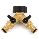 Washing Machine Faucet Nipple Y Valve Diverting Water Separator Garden Hose