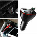 Dual USB Car Charger B300 3.4A Bluetooth 4.2 Handsfree FM Transmitter New V R0B7
