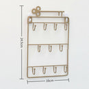 Iron Wall Mounted Hooks 11 Hangers Decorative Key Holder Coat Hat Rack Home N6V9
