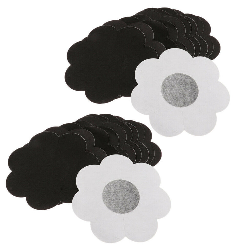 10 Pairs Pair Womens Pasties Disposable Pasty Set Non-Woven Fabric Petals Nipple