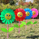 Sunflower windmill garden yard party outdoor wind spinner ornament kids toys OZ