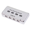 4Ports USB 2.0 Auto Sharing Switch HUB Selector For Printers Scanner