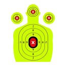10x Adhesive Shooting Targets Reactive Splatter Paper Target Stickers Paper
