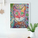 5D DIY Special Shaped Diamond Painting Cross Stitch Wall Art (Cat02)