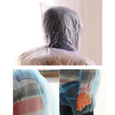 10Pcs Emergency Disposable Rain Coat Raincoat Hood Poncho Camping Travel Hiking