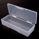 1pc Manicure Storage Jewelry Plastic Box Holder For DIY Home Kitchen Clear Tools