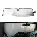 Front Windshield Sun Shade Visor Blocks UV Rays Sunshade For Jeep C6J2 G6W2