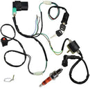 Wire Harness Wiring Loom Cdi Ignition Coil Kill Switch Plug Rebuild Kit for