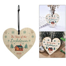 Heart Shape Wooden Crafts Christmas Hanging Ornament DIY Wooden Crafts Projects