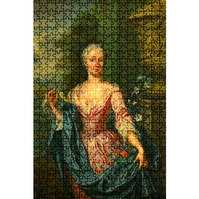 1000pcs Paper Puzzles Jigsaw Women Oil Painting Kids Adults Assemble Toys