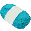 Lake Blue Knitting Yarn Natural Bamboo Cotton Skein Ball Fingering DIY Wea JYX