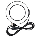 80 LED Selfie Ring Light Brightness Adjustable Photo Light 4.7inch(White Light)