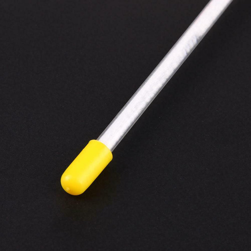 Funny Colorful Feather Tease Cats Dangle Rods Playing Pet Toys(Rose Red)