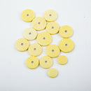 16Pcs Round Shape Alto Saxophone Flute Pads Musical Instrument Accessories Delux