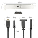 Usb3.1 Usb 3.1 Front Panel Header Type-E Type E To Usb-C Type-C C Female Ex