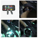 2x Remote Control RGB Multicolor LED Bulb Parking lights T10 194 168 W5W