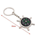 Compass Alloy Keychain Camping Hiking Outdoor Travel Portable Tool Practica U0J2