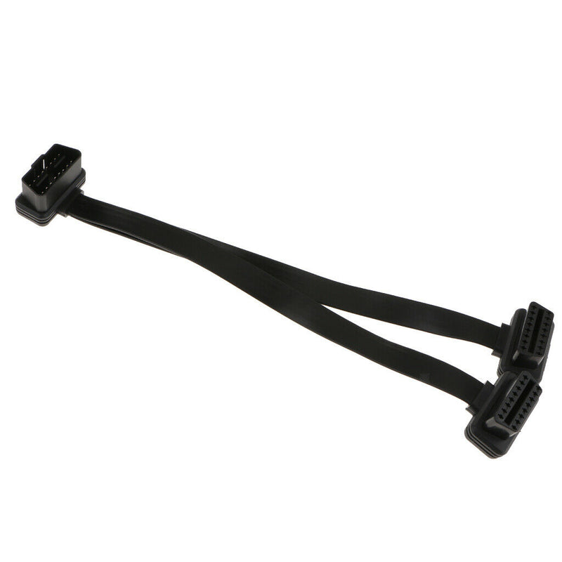 1 to 2 Car OBD 2 16Pins Male To Female Y Splitter Connector Diagnostic Cable
