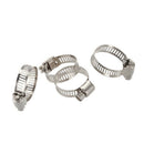 16-25mm Adjustable Stainless Steel Pipe Drive Hose Clamp Hoop 20 Pcs T2W8