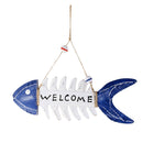 Nautical Decor Wooden Hanging Plaque WELCOME Sign for Shop Cafe Door -