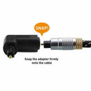 2-Pack Right Angle Toslink Adapter (Toslink Extension) Male to Female