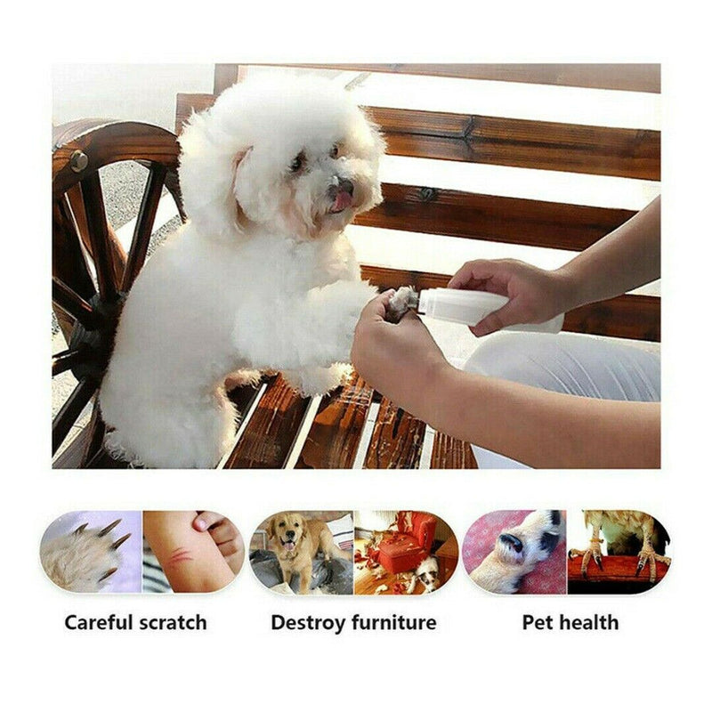 Rechargeable Pet Claw Grooming Trimmer Electric Dog Cat Toe Nail File Grinder#