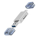 2 in 1 Type-C USB3.0 To Micro-SD/NM Card Reader for Mobile/PC Use Nano Memo B3E6
