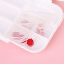 Portable 8-grid Small Pill Box Medicine Organiser Travel Storage Dispenser C BX