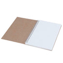 2pcs Retro Spiral Coil Grid Sketchbook Notebook Diary Journal Student Memo