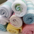 Baby Feeding Cloth Kids Bath Towel Washcloth Bathing Feeding Wipe Soft Cloth 8PC